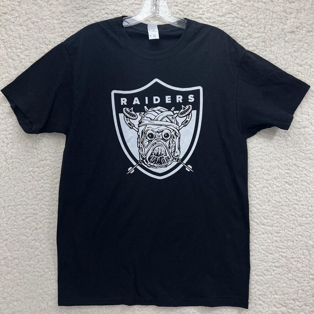 Star Wars Tusken Raider Parody Raiders T-Shirt Black Size M Fruit of the Loom